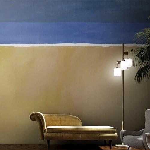 MASAR Modern geometric custom murals teen solid color mosaic wallpaper bedroom bedside background wallpaper Color separation