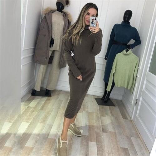 Модные трикотажные платья TAOTREES China At AliExpress