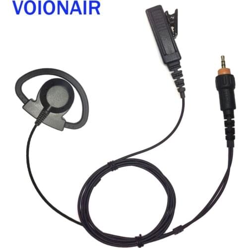 VOIONAIR 10pcs/lot D Loop Ear Hook Earpiece Earphone Headset PTT Mic for Motorola CLP1010 CLP1040 CLP1060 CLP446 CLK446