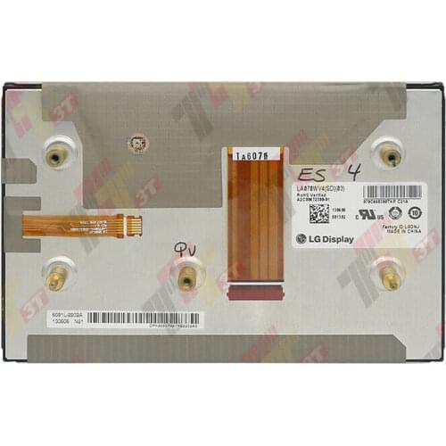 For Citroen C4 C5 3008 with LED back light audio navigation lcd display LA070WV4(SD)(03)