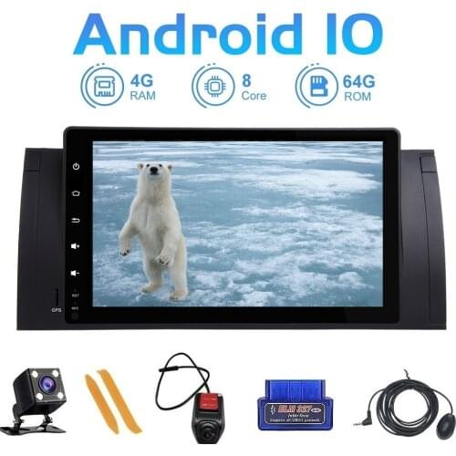 ZLTOOPAI 9" Android 10 Auto Radio For BMW 5 series E39 X5 E53 M5 7 Series E38 Intelligent Multimedia Player GPS Navigation DSP