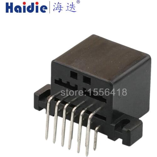 2sets 12pin auto electric unsealed plug plastic male connector with terminals 638608-2