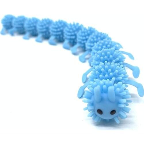 1pc 12 Knots Caterpillar Relieves Stress Toy Physiotherapy Releases Stress Fidget Toys Personalized Gift Juguetes Toys For kids