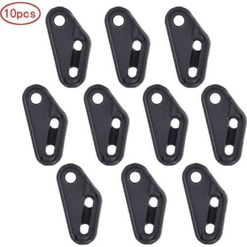 100PCS Tent Accessories Triangle Plastic Camping Tent Wind stopper Rope Adjuster Buckle Tentorial Wigwam Buckle