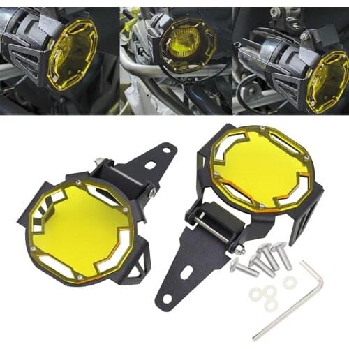 2Pcs Motorcycle Flipable Fog Light Guard Cover for BMW R1200GS F750GS ADV Durable LED Fog Light Protector Replacement