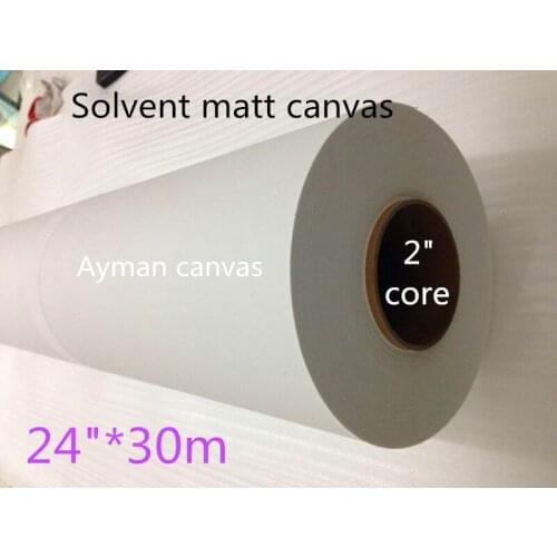 24"*30m 260gsm Digital Inkjet Matte Oil Solvent Printing Canvas