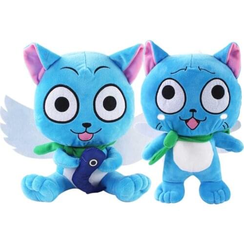 30CM Japanese Anime Cartoon Fairy Tail Happy Plush Toy Plush Doll Figure Toy