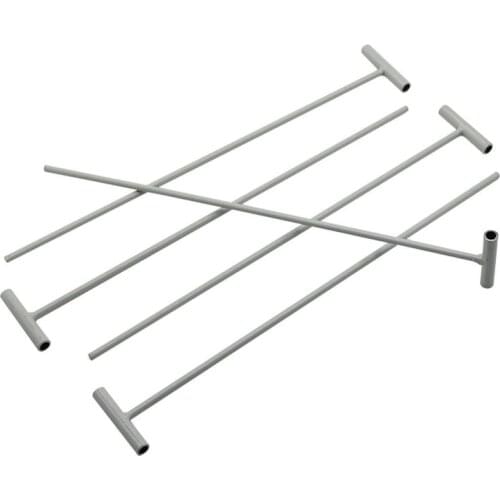 6 Pcs Metal Pigeon Cage Door Activity Iron Rods Length 25.5cm For Inner Diameter 0.5cm Entrance Wire Trap Door Curtain