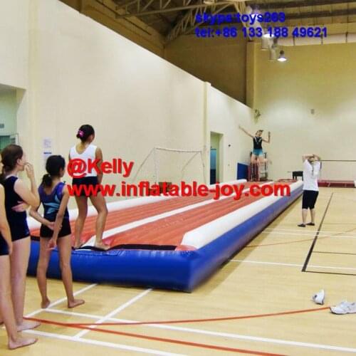6x2x0.2mH free air shipping inflatable air track for sale, gymnastic inflatable air tumble track, cheap professional air track