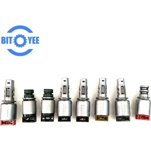 8pcs A6LF1/2/3 A6MF1/2 solenoid kit for Hyundai Kia Chevrolet 6 speed