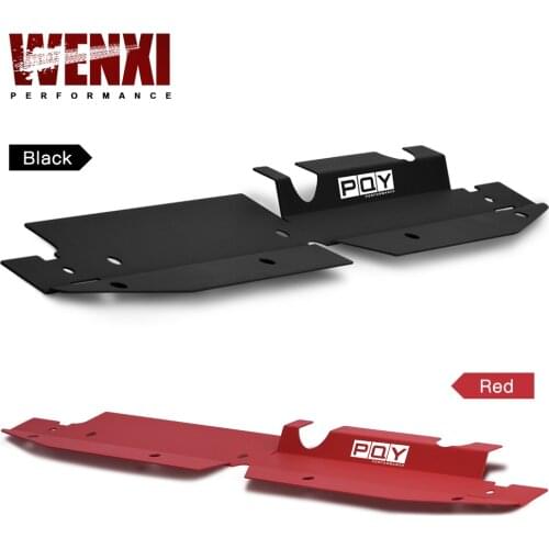 Aluminum Radiator Cooling Plate Panel Cover/ Shroud For 08-14 Subaru Impreza WRX & STI Increase Cooling Effciency with Hardware