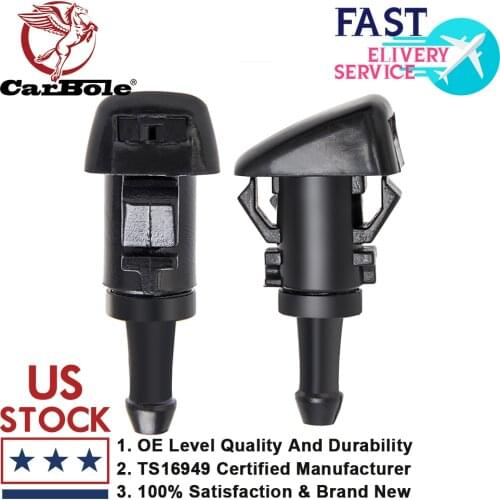 Carbole Brand 2 Pack Windshield Wiper Water Spray Jet Washer Sprayer Nozzle For Dodge Ram Chrysler