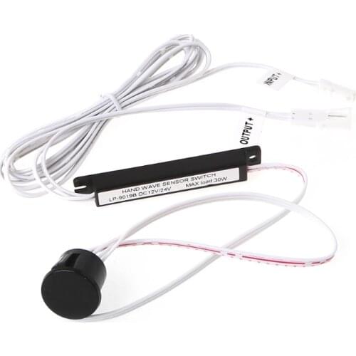 DC 12V 24V Proximity Sensor Hand Wave Sensor Switch for LED Strip Light Cabinet