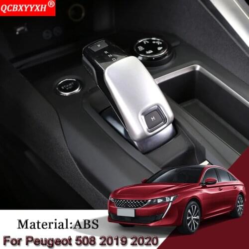 Automatic Gear Decoration Cover Interior Sequins Sticker For Peugeot 508 2008 2019-2020 3008 4008 5008 2016-2019 208 e-208 2020