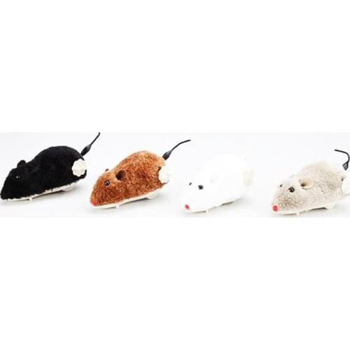Pet Cats Toys Winding Mechanism Toy Mouse Popular Cat Interactive Entertainment Mechanical Movement Mouse Random Color