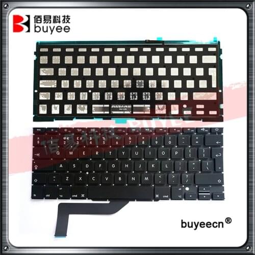 New 15" A1398 UK Keyboard with Backlight For MacBook Retina Pro A1398 Laptop English Layout Keyboards Replacement