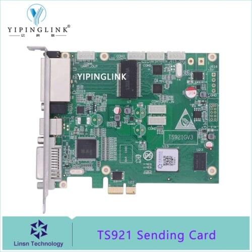 LINSN new sending card TS921 support RCG read back support all receiving card for all kinds of led screen