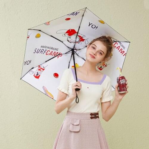 Mini Capsule Women Umbrella Sun Rain Japanese Ultra Light Small Parasol UV Protection Small Portable Parasol Women Windproof A5A
