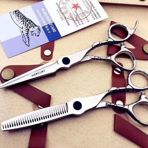 6.0 Top Professional Hair Scissors Set Cutting Barber Salon Haircut Thinning Shear Hairdressing Hair Tools Hair Cutting Scissors