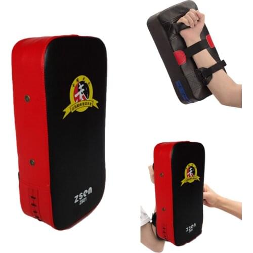 Taekwondo Kick Pad with Curved Punching Surface Karate Kicking Shield PU Leather for Boxing Martial Art Kickboxing Training