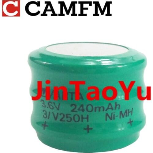 3/V250H V250mAh 3.6V 240mAh Nickel-hydrogen rechargeable battery pack with solder joint