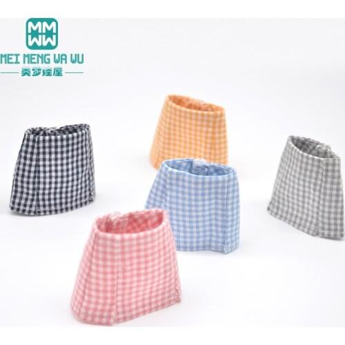 Blyth clothes New Fashion plaid skirt, leather jacket for 28-30cm Azone 1/6 doll accessories