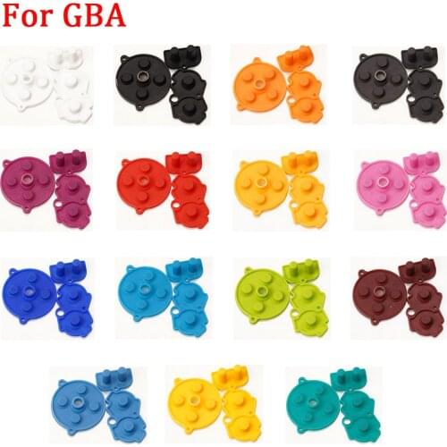 Original GBA Rubber Button Conductive Pads for GameBoy Advance Keypad A-B D-pad Start Select Buttons Conductive Pads
