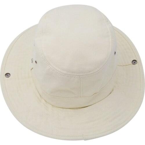 Sparsil Unisex Summer Foldable Bucket Hat Women Outdoor Sunscreen Cotton Fishing Hunting Cap Men Basin Sun Prevent Hats Solid