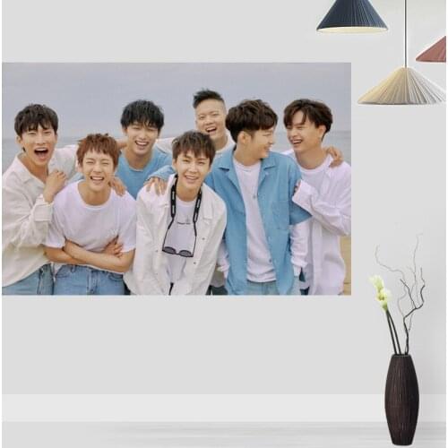 Custom Kpop BTOB Posters Print Wall Picture FOR Living Room Decoration Silk Fabric Good Quality Wall Decor poster