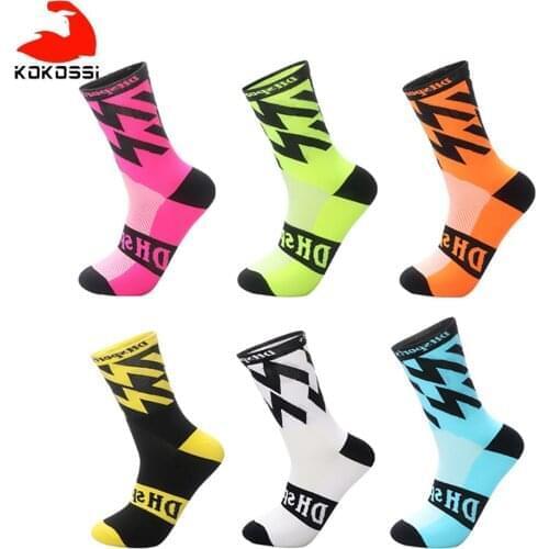 KoKossi Professional Bike Socks Bicycle Outdoor Sports Sock Men Women Socks Cycling Football Basketball Running Camping Socks