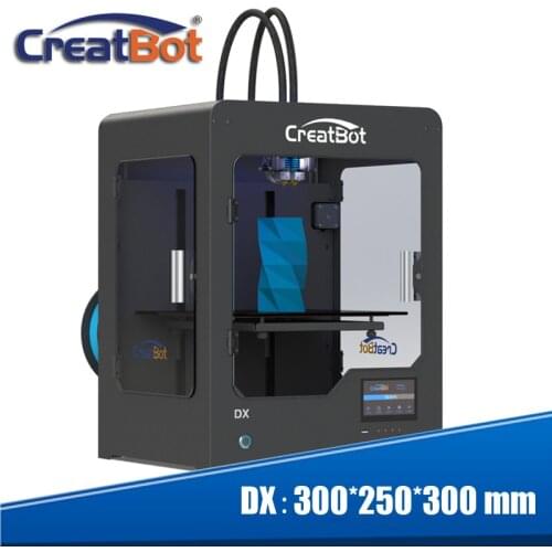 Professional OEM impresora 3d use PLA,ABS,PC,carbon fiber, Nylon, plastic material 3d printer 300x250x300 mm creatbot dx series