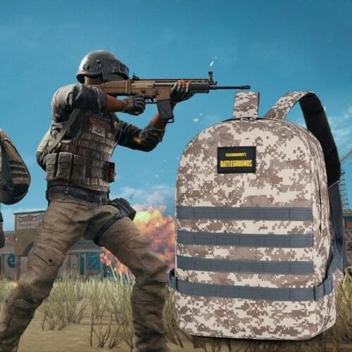 Playerunknowns Battlegrounds Game Backpack Winner Chicken Dinner Class III Bag Camouflage Travel Casual Fashion Unisex Bags