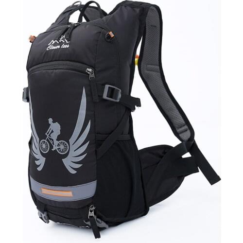 Waterproof Bicycle backpack Nylon Motorbike Bag Reflective Safety Backpack Helmet Bag Riding Shoulder Bag