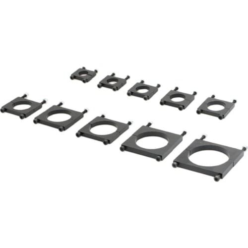 4PCS 8mm/10mm/14mm/18mm/22mm/25mm/30mm/40mm Arm Rack Carbon Tube Clip Aluminum Alloy Pipe Clamp for RC Plant UAV Multicopter