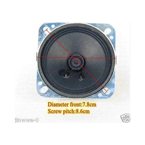 1pcs 3" inch 78mm 8Ω 8ohms 2W Full-range speaker Loudspeaker anti-magnetic