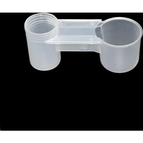 20 pieces of portable plastic transparent water bottle bird feeder poultry pigeon waterer accessories Bird automatic drinker