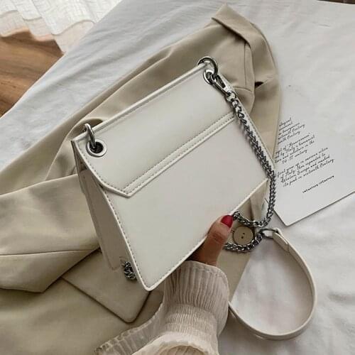 2020 new fashion womens leather bag popular versatile Chain Bag Messenger Bag womens bag autumn winter texture Fashion Shoulde