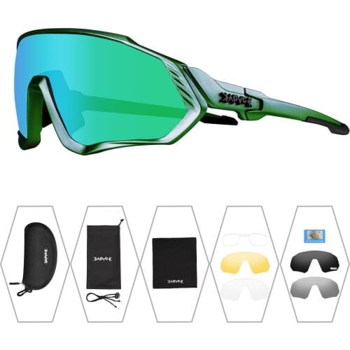 2021 Men Women Bicycle Cycling Polarized 5 Lens Glasses Bike MTB Retro Riding Sunglasses Mountain Racing Goggle Fishing Eyewear