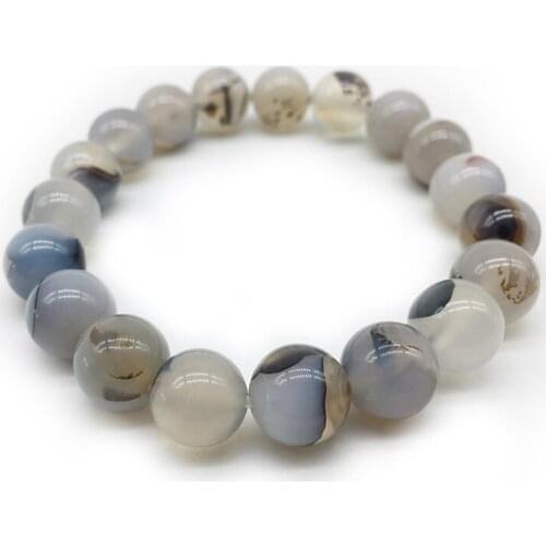 Retro white black Beads Combination Beaded Bracelet Men and Women Couple Bracelet Natural Stone Yoga Bracelet for Women 8mm 10mm