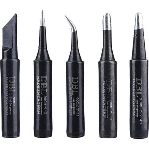 5Pcs/lot 900M-T Black Soldering Tip Lead-free Solder Iron Welding Tips BGA Soldering Station Tools