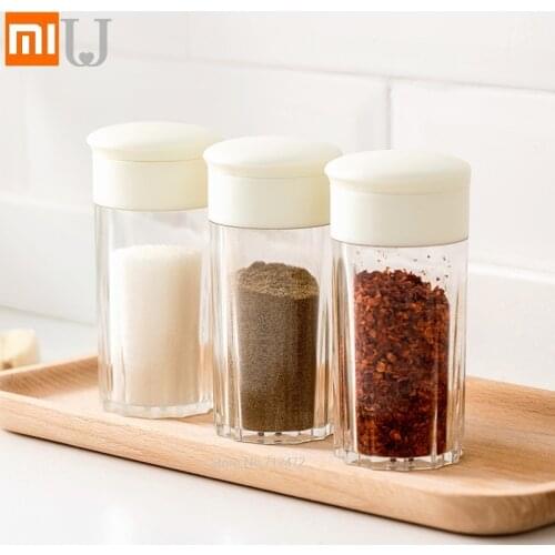 Youpin JordanJudy Floured Seasoning Bottle Condiment bottles Pepper bottle Sugar bottle BBQ salt shaker kitchen Packing bottle