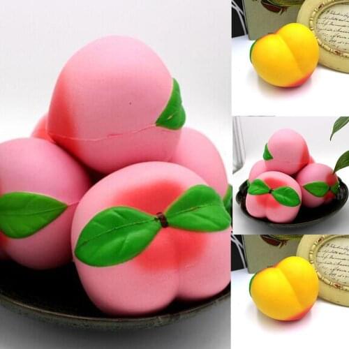 Colossal 10cm Fruit Cute Peach Soft Slow Rising Mochi Squeeze Toy Gift