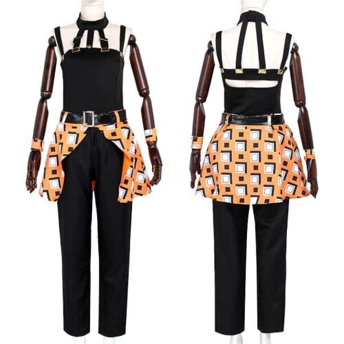Custom Made 2020 New Arrival Japanese Anime JoJos Bizarre Adventure Cosplay Costume Ghirga Narancia Cosplay Costume