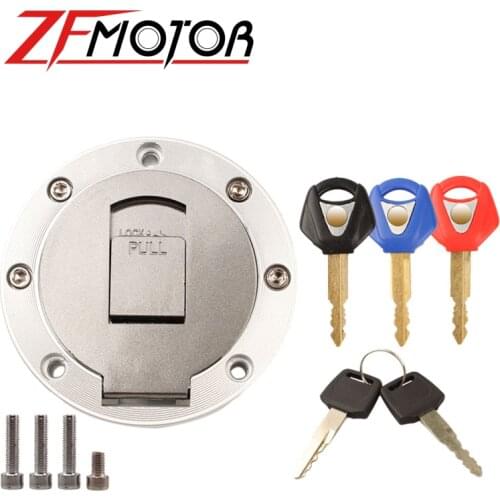 1 Set Motorcycle Fuel Gas Tank Cover With 2 Keys Motorbike Oil Tank Cap for Yamaha YZF 600 750 XJR1200 XJR400 Motorcycle Parts