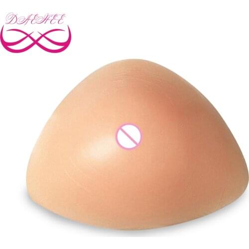 Lovely Spring Day Triangle Shape 600g/Pair Silicone Breast Form Fake Boob Prosthesis Tits For Mastectomy Breast Cancer