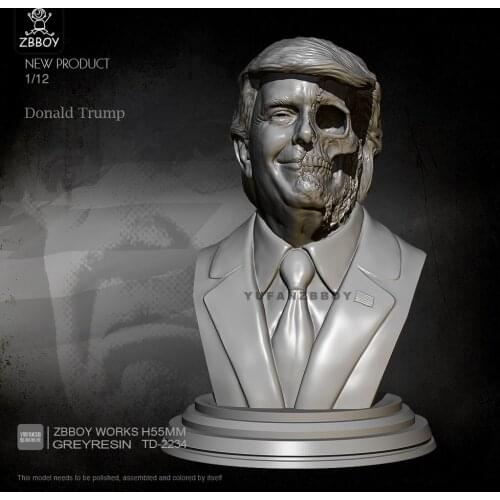 H55MM Resin Bust model kits figure colorless and self-assembled TD-2234