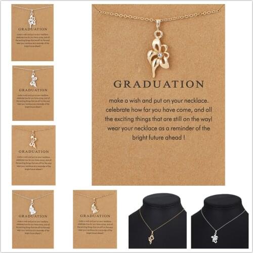 Fashion Jewlery Alloy CZ Butterfly Bow Pendant Necklace For Women