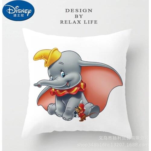 Disney Dumbo Cartoon Pillowcase Sleeper cover Children boy girl Pillow Cover Decorative Cushion Case Living Room Gift