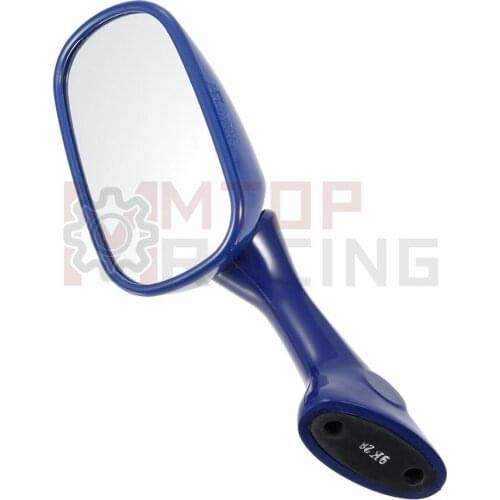 OEM 1 Piece Motorcycle Rearview Mirror Right Side Mirror For Honda NSR125R 1989 1990 1991 1992 88110-KY4-881ZA Blue