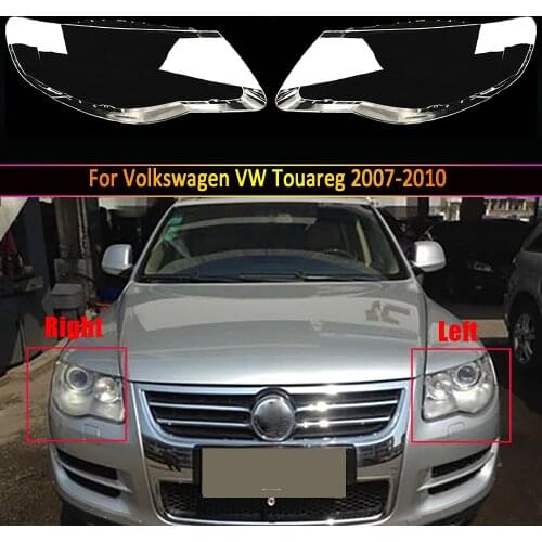 Headlamp Lens For Volkswagen VW Touareg 2007 2008 2009 2010 Car Headlight Cover Clear Replacement Auto Head Light Shell